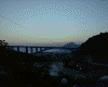 明礬温泉 山の湯から眺める別府明礬橋(2)