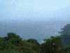 権現山展望台からの眺め(6)／遠くに端島、中ノ島、高島を望む