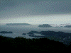 弓張展望所からの眺め(3)／黒島、高島、五島列島を望む
