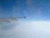 JAL1201便からの眺め(11)/雲の上を飛びます