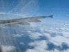 JAL1201便からの眺め(13)/雲の上を飛びます