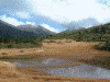 八甲田ゴードラインの風景(14)/湿原展望台より湿原と八甲田の山々を望む