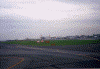 JAL1201便からの眺め(2)/羽田空港に着陸寸前のJAL機＜フィルムカメラ撮影＞
