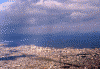 JAL1201便からの眺め(16)/青森市街と陸奥湾、津軽半島を望む＜フィルムカメラ撮影＞
