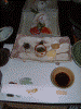 ホテルカターラ福島屋の夕食(3)/前菜とお刺身