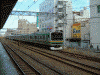 東海道線E231系が行く/蒲田駅にて