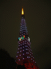 東京タワーの新ライトアップ「ダイヤモンドヴェール・ホワイトダイヤモンド」／タワー真下から(8)