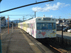 上信電鉄の電車(9)／マンナンライフの広告電車／上州富岡駅