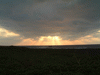 残波岬から眺める夕景(2)