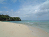 屋我地島の砂浜