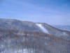 快晴の樹氷観光(2)／蔵王ロープウェイ山麓線からの眺め