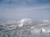 快晴の樹氷観光(4)／蔵王ロープウェイ山頂線からの眺め