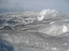 快晴の樹氷観光(5)／蔵王ロープウェイ山頂線からの眺め