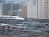 ホテルの部屋から新幹線と近鉄電車を眺める(2)