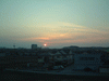 のぞみ40号から眺める夕陽(1)