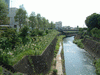 掛川城(1)／逆川にかかる橋