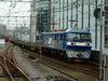 EF210型電気機関車牽引による貨物列車／桜木町駅