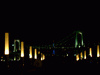 お台場の夜景(5)／レインボーブリッジと東京タワー