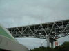 瀬戸大橋を渡る列車を確認