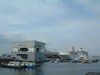 横浜港・豪華客船４隻そろい踏み(20)／飛鳥II,にっぽん丸,ザ・ワールド