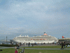 横浜港・豪華客船４隻そろい踏み(41)／飛鳥II,にっぽん丸