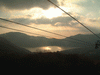 箱根ロープウェイからの眺め(23)／芦ノ湖、駿河湾を望む