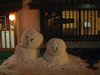 湯西川温泉の雪だるま(2)