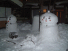 湯西川温泉の雪だるま(11)