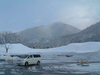 せせらぎ公園駐車場からの雪景色(4)