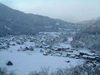 城山展望台から眺める白川郷の雪景色(1)