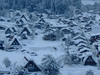 城山展望台から眺める白川郷の雪景色(4)