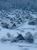 城山展望台から眺める白川郷の雪景色(17)