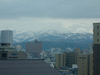 ホテルの部屋から眺める山々
