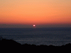 伊豆自然郷から海に沈む夕陽を眺める(5)