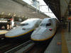 (左)MAXとき315号 新潟行き／(右)MAXとき313号 新潟行き 東京駅