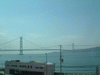 新快速からの車窓(6)／明石海峡大橋