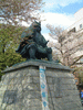 甲府駅南口・武田信玄公の銅像(1)