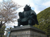 甲府駅南口・武田信玄公の銅像(5)