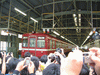 京急ファミリー鉄道フェスタ(29)／旧1000形方向幕展示表示／「快特 千葉ニュータウン中央」