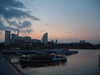 臨港線プロムナードからの夕景(1)