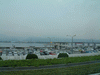 長崎空港見学中(3)／対岸は大村の街