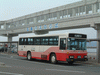 福江港ターミナルに止まっていた五島バス