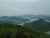 大瀬山の展望所からの眺め(7)／福江島と島山島