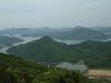 大瀬山の展望所からの眺め(8)／福江島と島山島
