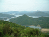 大瀬山の展望所からの眺め(13)／福江島と島山島