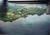 五島福江行き飛行機からの眺め(17)／福江島上空  ※マニュアル式一丸レフ撮影