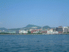 ジェットフォイル ぺがさすからの眺め(28)／長崎県美術館と風祭山