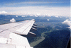 JAL1107便からの眺め(15)／富良野と滝里湖付近を望む※マニュアル式一丸レフ撮影