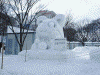 ６丁目の雪像：とっとこハム太郎(21世紀に向けとっとこキックオフ)