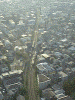 キャロットタワー26階展望台より、世田谷線を見る(1)